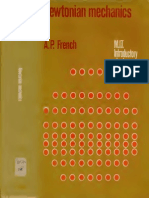 A. P. French Newtonian Mechanics 1971