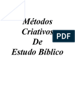 Metodos Criativos de Estudo Biblico