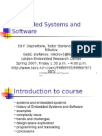 Embedded Systems and Software