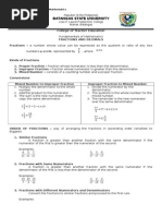 Fractions and Decimals