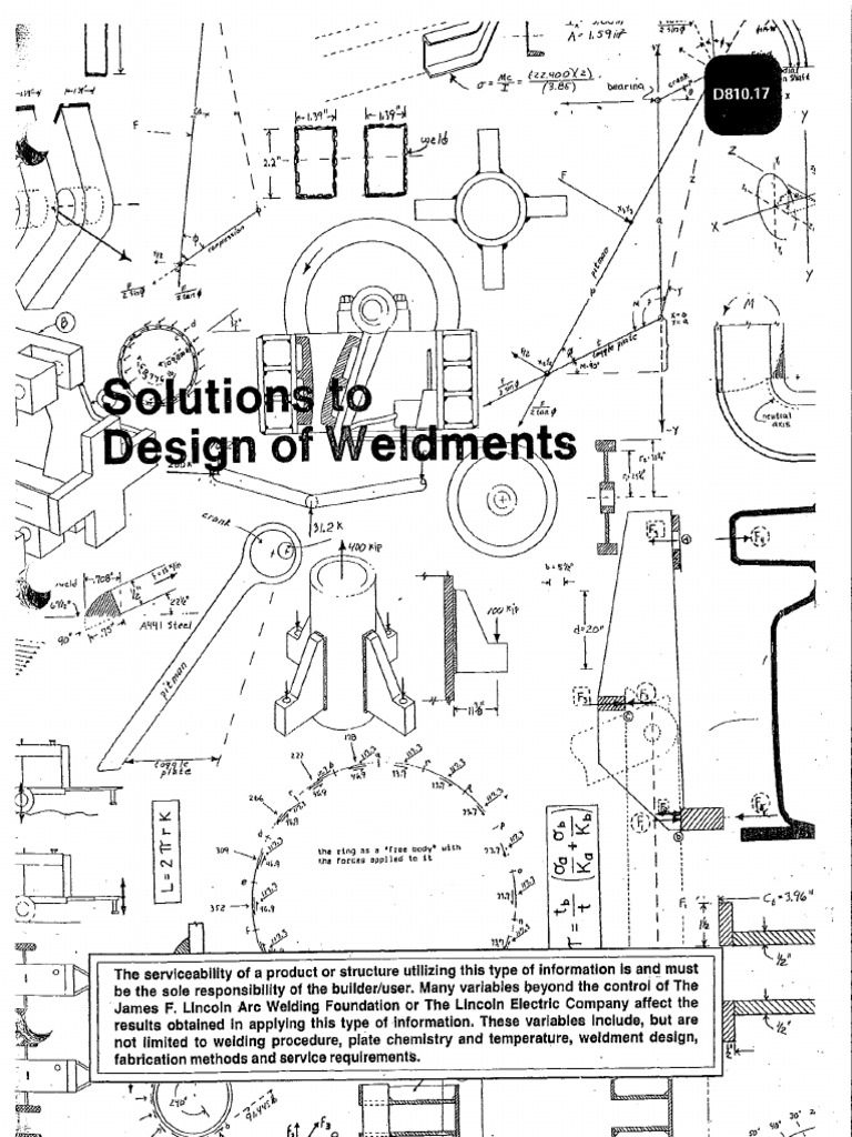 Solutions To Design of Weldments | PDF