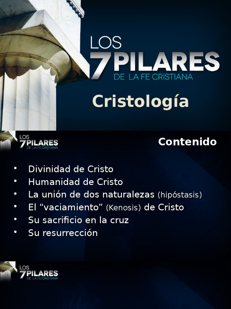 Pilares de La Fe - Cristologia | PDF | Cristo (título) | La ...