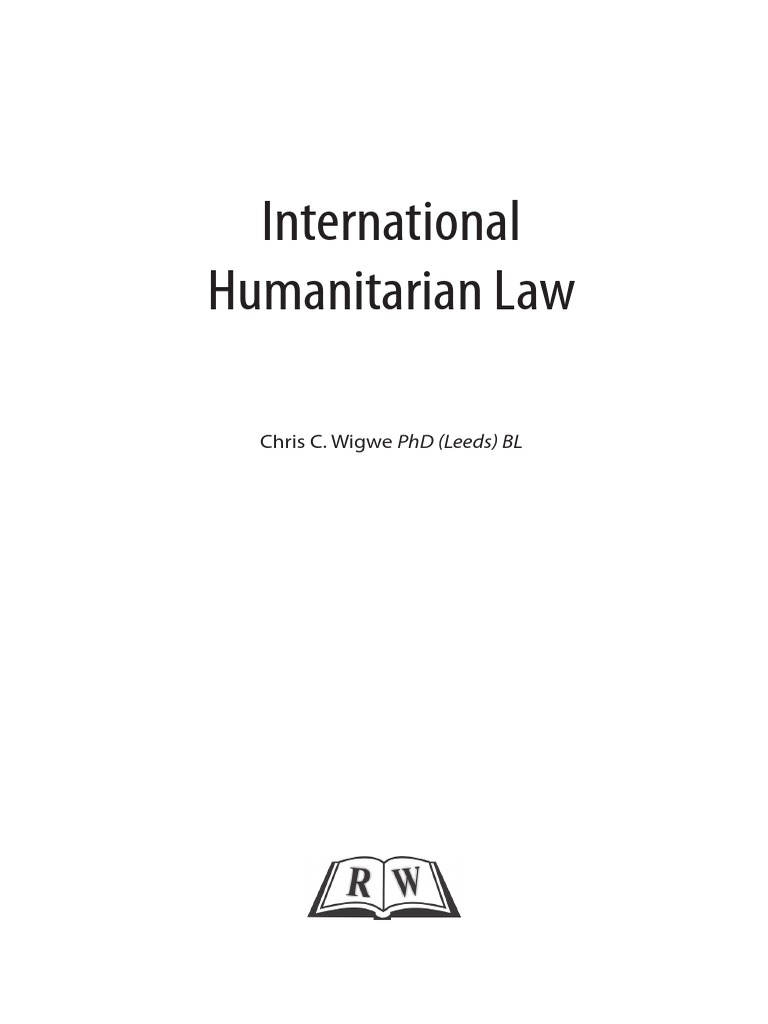 Humanitarian Law PDF International Humanitarian Law Prisoner Of War