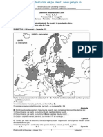 2008 Subiect Iulie Geografie