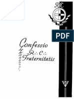 Confessio RC Fraternitatis (En Castellano)