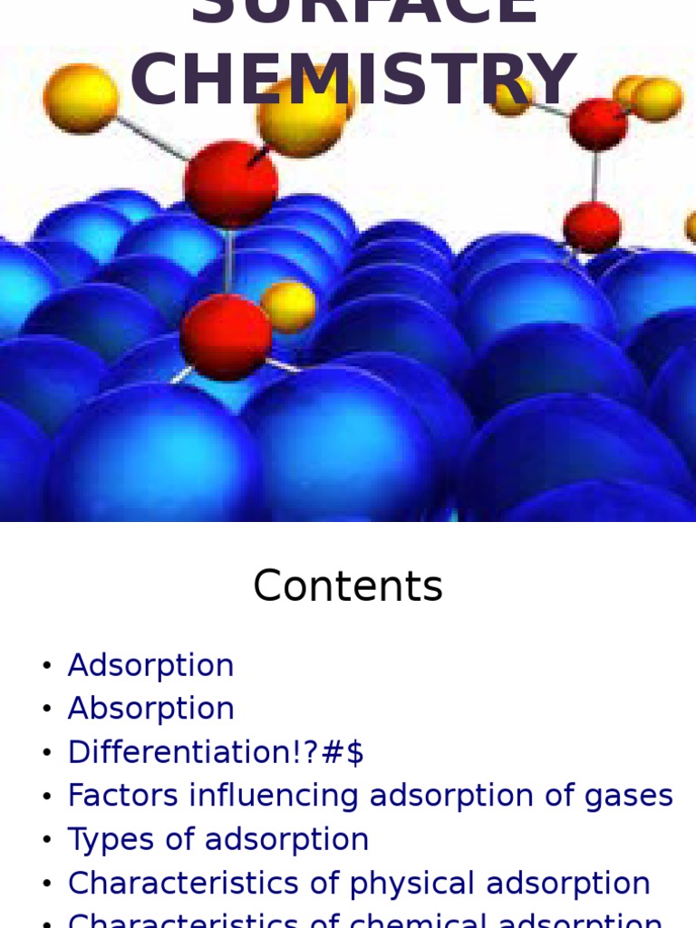 research paper on surface chemistry