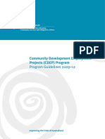 Community Development Employment Projects (CDEP) Program_Program Guidelines 2009-12