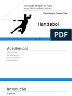 Handebol - Fisioterapia