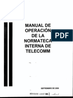 Direc Planeacion Sub Pla Estratégica m Normateca Interna Telecomm