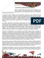 No Queremos a Corruptos Como Nuevas Autoridades