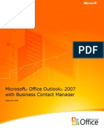 Microsoft Office Outlook 2007 With Business Contact Manager: September 2006