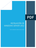 Instalación y Administración Básica de Windows Server 2012