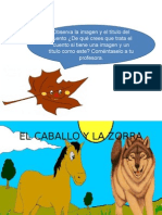 Diapo 4to Basico El Caballo y La Zorra