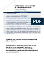 Caso Practico Sobre Aplicación de Retenciones y Detracciones