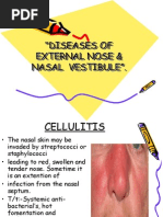 Diseases of External Nose &amp; Nasal Vestibule