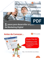 Webinar 5 Pasos para Desarrollar Un Plan de Marketing Online