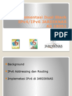 Implementasi Dual Stack IPv6-Jardiknas