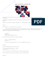 Como Calcular La Cantidad de Atomos o Particulas
