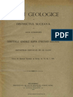 Studii Geologice in Districtul Suceava