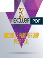 EXCLUSIF Partnership Proposal