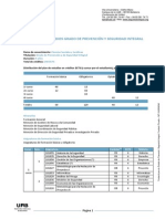 Plan de Estudios Grado de Prevención y Seguridad Integral