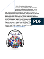 Tapinradio Pro 1.70.2 Download Full Version