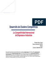 Clusters Competitivos (Septiembre 2001)