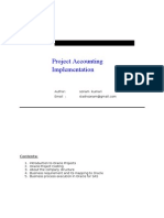 Project Accounting Implementation Steps