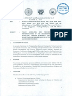 DBM-DILG-DSWD-NAPC Joint Memorandum Circular No. 5 Dated October 1, 2014