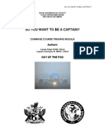 So You Want to Be a Captain