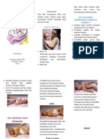 Pijat Bayi Leaflet