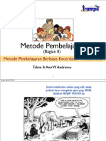 Metode Pembelajaran Bag II (Berbasis Kecerdasan Multidimensi)