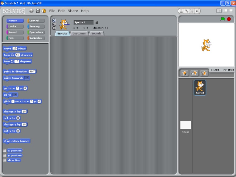 Bahan1 - Antara Muka SCRATCH | PDF