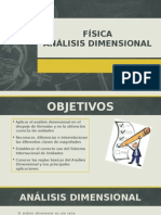 Fisica Nivelacion - Análisis Dimensional