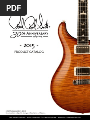 Prs 2015 Catalog