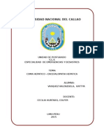 Plan de Diagnosticos Coma Hepatico - Encefalopatia Hepatica