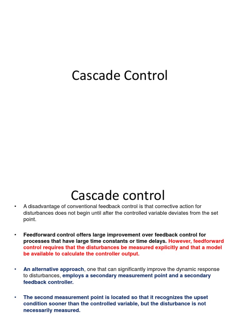 Understanding Cascade Control Systems | PDF | Control Theory | Control ...