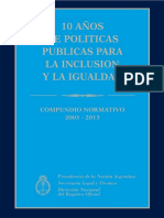 Politicas Publicas para La Inclusion y La Igualdad1