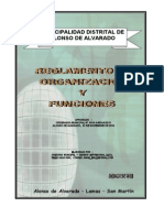 PLAN - 10311 - Reglamento de Organizacion y Funciones - 2010 PDF