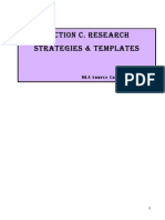 Research Strategies & Templates Addendum