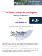 The Ultimate Ultralight Backpacking Book