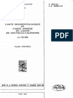 Carte Sédimentologique NC PDF