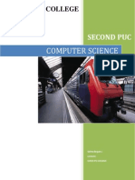 Computer Science Manual For 2nd PUC, Karnataka Board