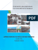 Lakip Kecamatan Balikpapanbarat 2013