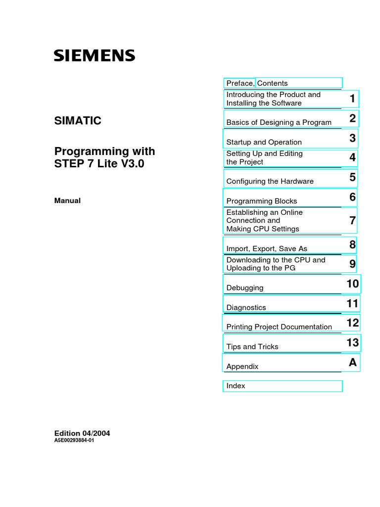 STEP 7 Lite - Programming With Step 7 Lite | PDF | Keyboard Shortcut ...
