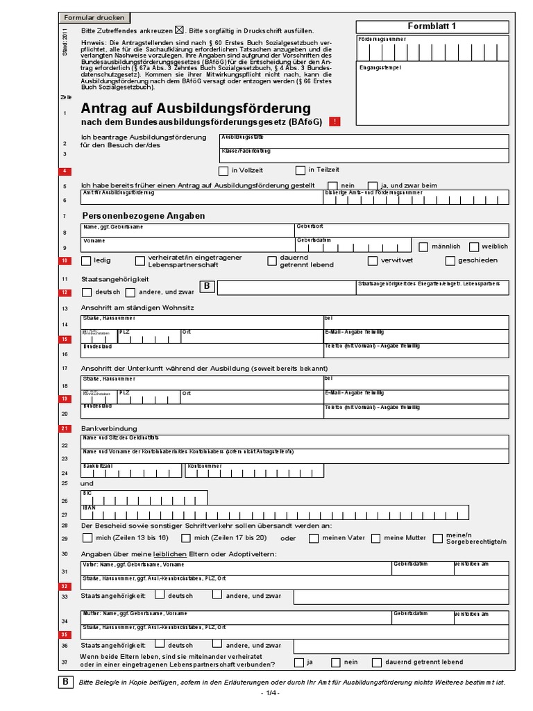 Bildungsfüderung