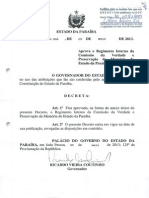 DEC. 33.906- REGIMENTO COMISSAO DA VERDADE DA PARAIBA
