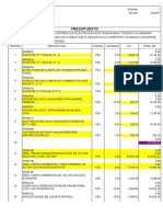 Presupuesto Los Robles 2 Etapa Jun 2011. Redes Electricas + Actualizado