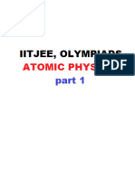 IITJEE, OLYMPIADS Atomic Physics 1