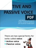 Active and Passive Voice